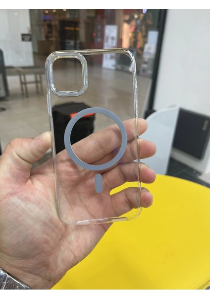 Iphone 11 Uyumlu Şeffaf Magsafe Özellikli Geç Sararma Yapan Kıılıf