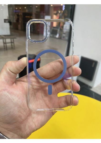 Iphone 11 Uyumlu Şeffaf Magsafe Özellikli Geç Sararma Yapan Kıılıf