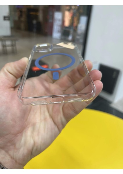 Iphone 11 Uyumlu Şeffaf Magsafe Özellikli Geç Sararma Yapan Kıılıf