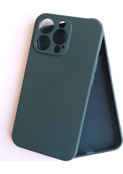 Apple iPhone 13 Pro Kamera Korumalı Lansman Içi Kadife Silikon Kılıf