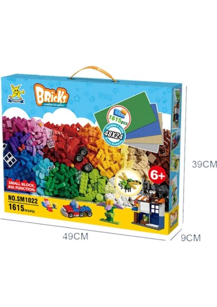Bricks LEGO Karışık Set 1615 Parça (SM1022)