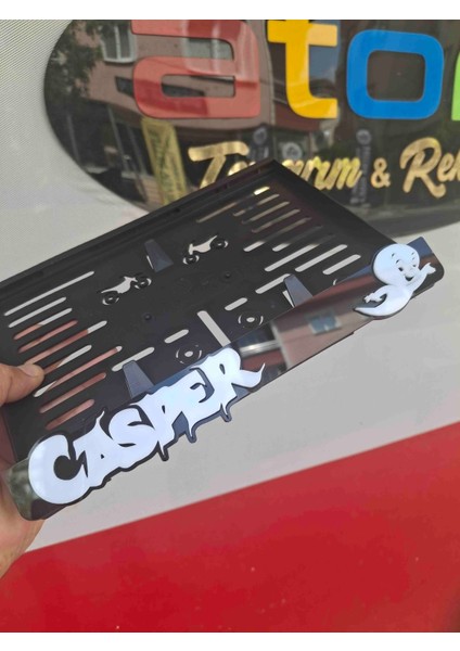Casper Motosiklet Pleksi Plakalık