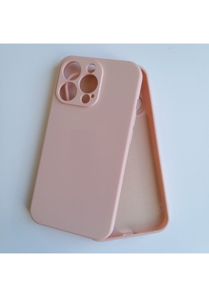 Apple iPhone 13 Pro Kamera Korumalı Lansman Içi Kadife Silikon Kılıf
