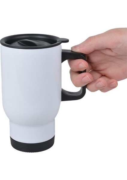 Kişiye Özel Kulplu Fotoğraflı Çelik Bardak Termos - 450MLT fırsatları
