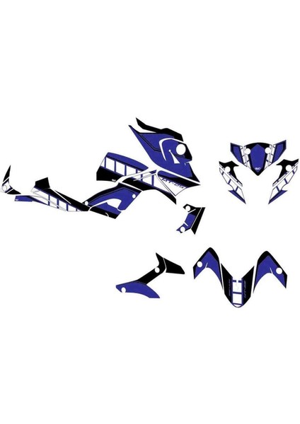 Yamaha Mt-25 2014-2018 Mavi-Beyaz Sticker Set