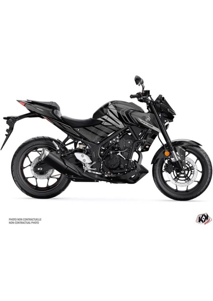 Yamaha mt 25 2020-2023 Uyumlu Black Special Yamaha Full Sticker Set Body Kit