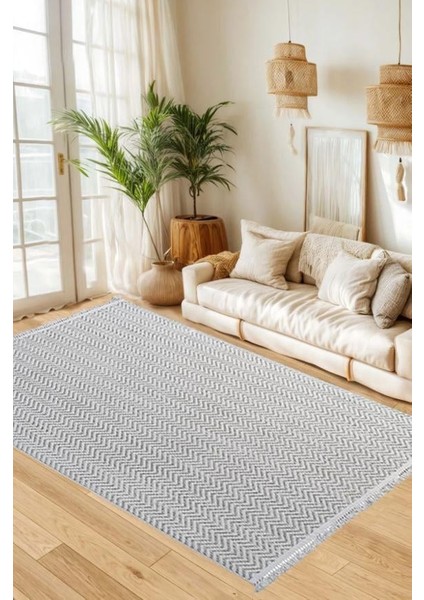 Panama 1112 Yeşil Bukle Dokuma Bohem Tarzı Koridor Halısı Salon Halısı Mutfak Halısı Oturma Odası Halısı Modern Makine Halısı