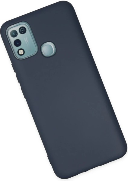 Infinix Hot 10 Play Kılıf Nano Içi Kadife Silikon - Lacivert modelleri
