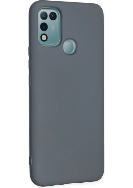 Infinix Hot 10 Play Kılıf Nano Içi Kadife Silikon - Gri fiyatları
