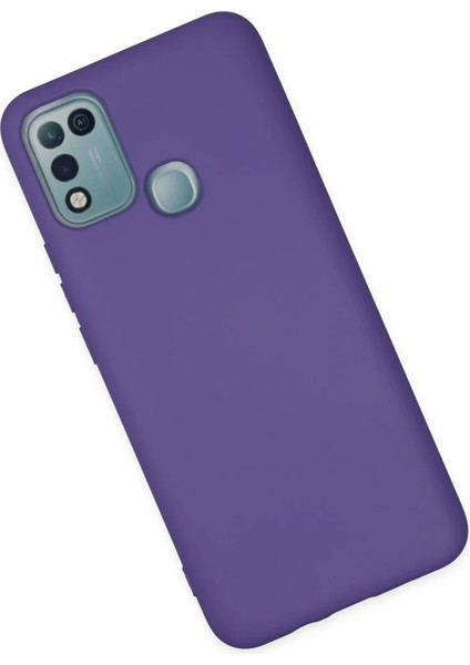 Infinix Hot 10 Play Kılıf Nano Içi Kadife Silikon - Mor modelleri