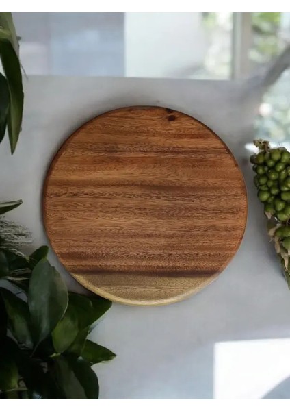 Top Ayklı Akasya Dekor & Sunum Standı (25CM) fırsatları