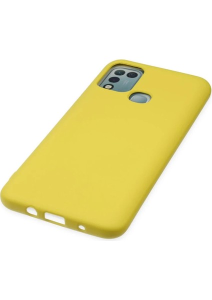 Infinix Hot 10 Play Kılıf Nano Içi Kadife Silikon - Sarı fırsatları