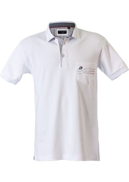 Polokoton % 100 Pamuk Polo Yaka Nakışlı Erkek T-Shirt – Kısa Kollu, Cepli, Şık Yazlık Model modelleri