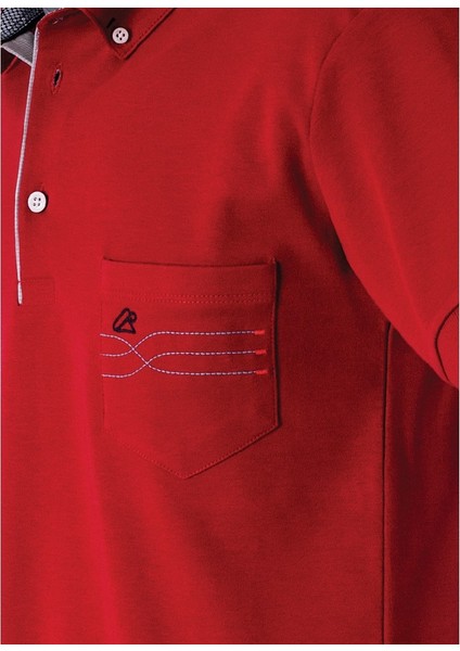 Polokoton % 100 Pamuk Polo Yaka Nakışlı Erkek T-Shirt – Cepli, Kısa Kollu, Şık ve Rahat Yazlık Model fiyatları