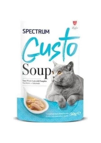Gusto Soup Ton Balıklı ve Bal Kabaklı Kedi Çorbası 50 gr