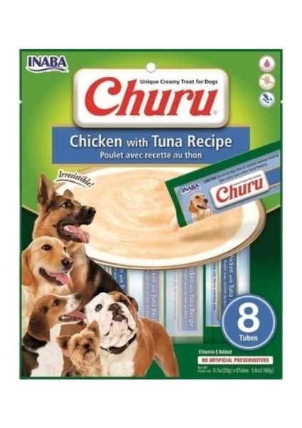Ciao Churu Ton Balıklı ve Tavuklu Tamamlayacı Sıvı Köpek Öd