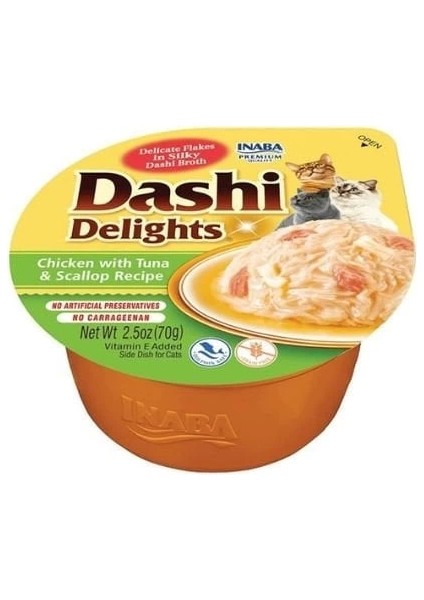 Ciao Dashi Delights Ton Balıklı Tavuklu ve Deniz Taraklı Ke
