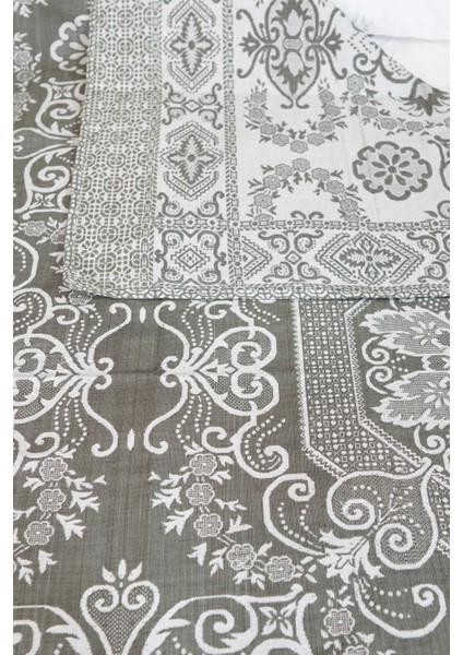 %100 Pamuk El Dokuması Çiçek Desenli Pike 190 x 230 cm - Koyu Yeşil modelleri