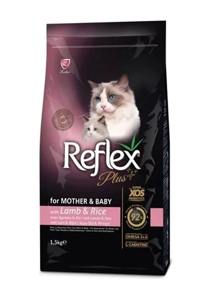 Mother&baby Kuzu ve Pirinçli Yavru Kedi Maması 1.5 kg