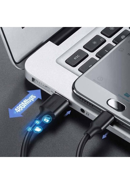 Micro USB Şarj Kablosu – USB Girişli Hızlı Şarj ve Veri Aktarımı - Android Telefon, Tablet ve Powerbank Için Hızlı Şarj Kablosu| Samsung, Huawei, Lg Uyumlu