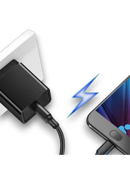 Micro USB Şarj Kablosu – USB Girişli Hızlı Şarj ve Veri Aktarımı - Android Telefon, Tablet ve Powerbank Için Hızlı Şarj Kablosu| Samsung, Huawei, Lg Uyumlu
