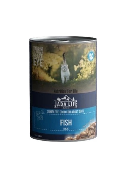 Jada Life Balıklı Parça Etli Yetişkin Konserve Kedi Maması 415 gr