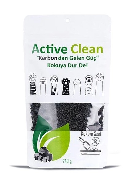 Organik Kedi Kumu Koku Giderici 240 gr