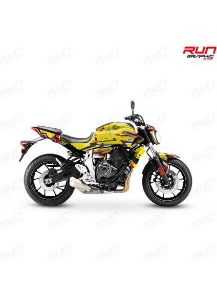 mt 07 2014-2017 Uyumlu Sarı Pikachu Sticker Kit Set
