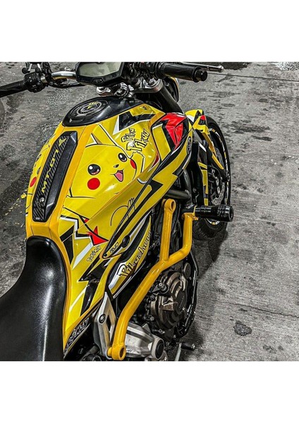 mt 07 2014-2017 Uyumlu Sarı Pikachu Sticker Kit Set fırsatları