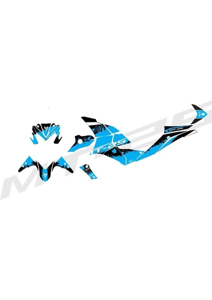 Yamaha mt 25 2019-2024 Uyumlu Karma Sticker Set Full Body Kıt
