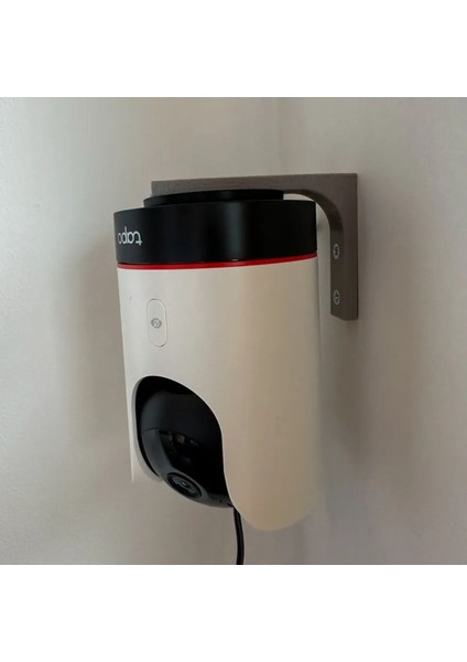 Tapo C225 Kamera Için L Şekilli Duvar Montaj Aparatı – Sağlam ve Kolay Kurulum