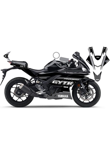Yamaha Yzf R25 2019-2024 Gytr Full Body Sticker Set Uyumlu
