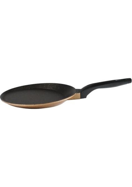 Fun Cooking Defne Alüminyum Döküm Granit Kaplama Krep Tava 22 Cm Sarı