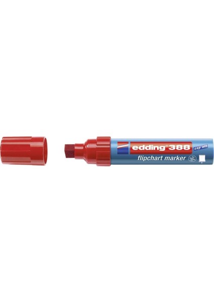 Flipchart Marker Edding 388, 4-12 Mm, Kırmızı