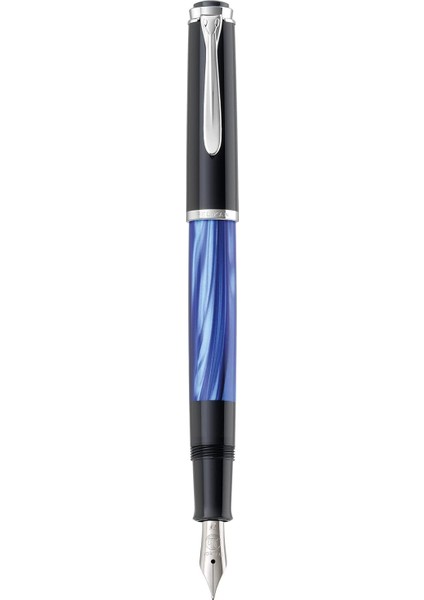 Klasik Seri M205 Marble Blue Dolma Kalem - Ef