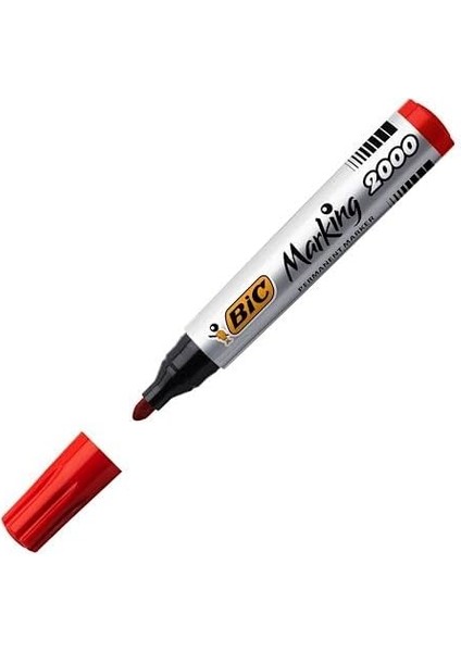 2000 Kırmızı Permanent Kalem Yuv.uç 820913