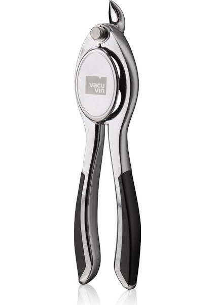 Vin Şampanya Şişe Açacağı, Gümüş, Kahverengi, 3,5 x 5 x 15,5 cm