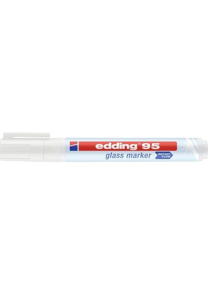 95 Cam Kalemi - Yuvarlak Uç - 1.5-3 mm - Beyaz