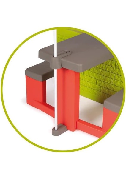 810911, Oyun Evleri Şemsiye Eklentisi Aparatı, Kaliteli Kumaş, Güneş Koruması, Outdoor, Playhouse Accessory - Parasol fiyatları