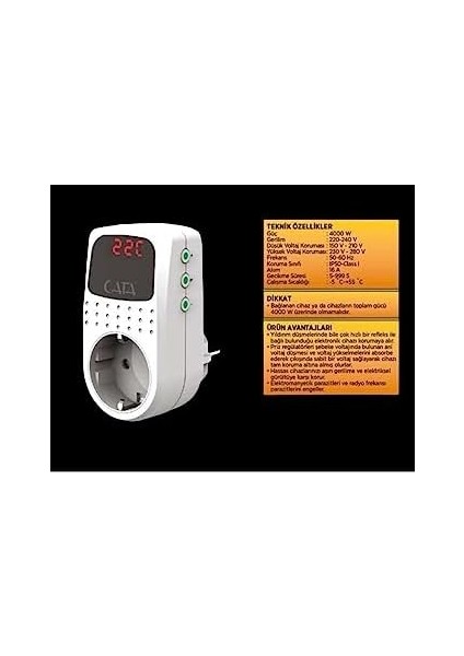 CT-9187 Priz REGÜLATÖR(150-280V-4000W) fiyatları