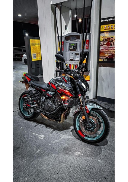 mt 07 New Kırmızı Kanal 2020- 2023 Full Sticker Kit Set