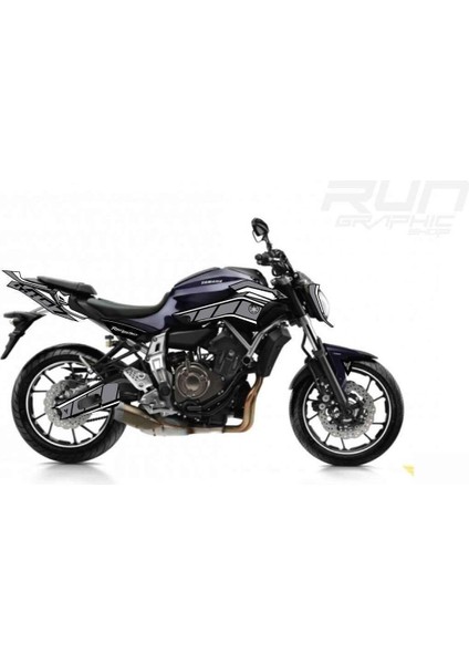 Yamaha mt 07 Mor Sticker Set