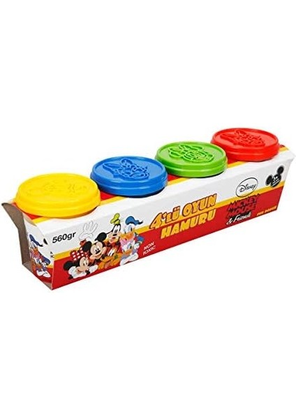 Fun Dough Mickey Mouse 4'lü Oyun Hamuru