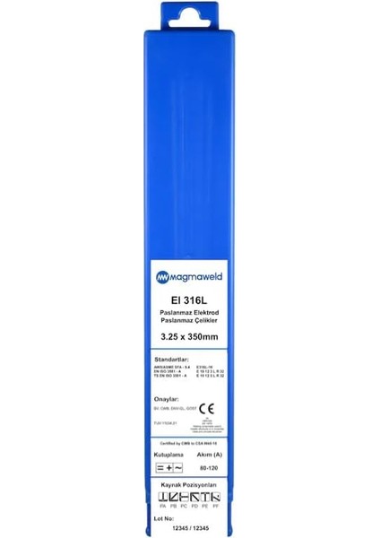 Eı 316 3.25 Mm, 25 Adet