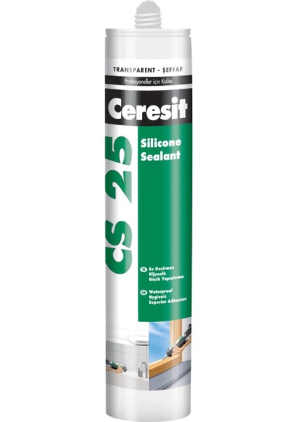 Cs 25 Şeffaf Silikon, 280ML