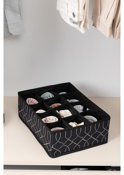 Kapısı Elegant Çekmece Içi Düzenleyici 12 Bölmeli Organizer (1)