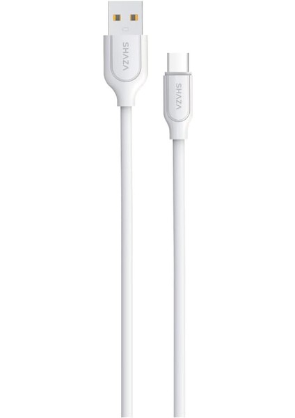 USB -Type C 1m 2.4A Destekli Şarj ve Data Kablosu SG2003UC/WT
