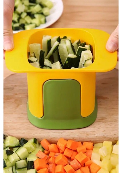 Pratik Meyve Sebze Doğrayıcı, Güvenli ve Hızlı Kesim, 1 Yıl Garanti, Yardımcı Ekipman fırsatları