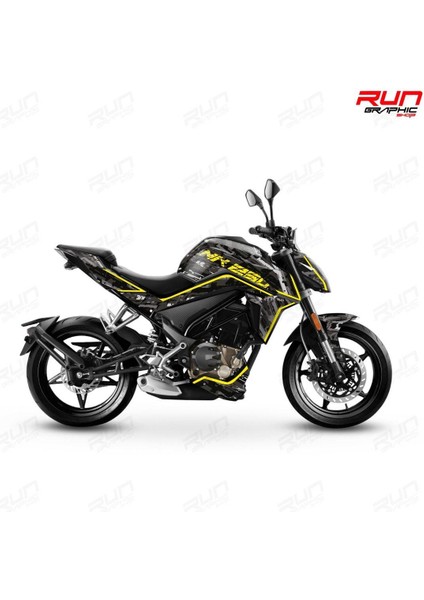 Cfmoto NK250 2018-2022 Model Kamuflaj Full Sticker Set