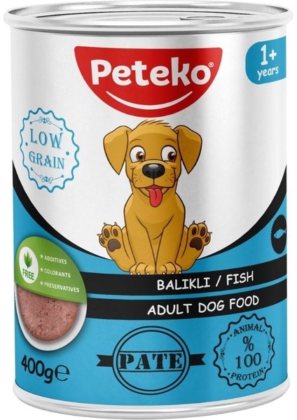 Chunk In Jelly Balıklı Yetişkin Köpek Maması Konserve 400GR – Omega Zengini Besleyici Islak Mama (1Adet)
